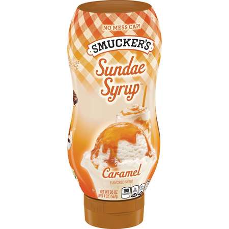 Smuckers Smucker's Caramel Syrup 20 oz. Bottle, PK12 5150002512